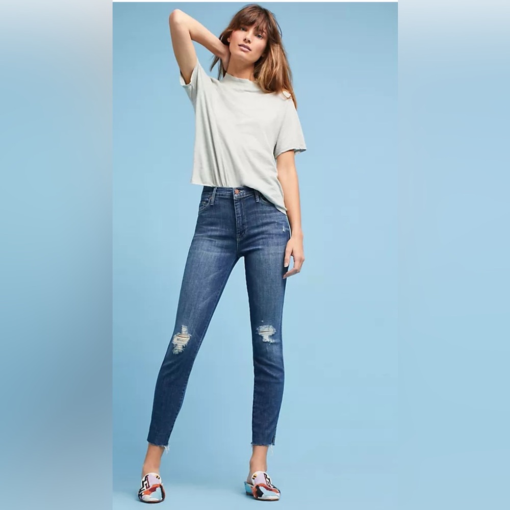 MOTHER The Vamp Fray Crazy Like A Fox Denim Jeans